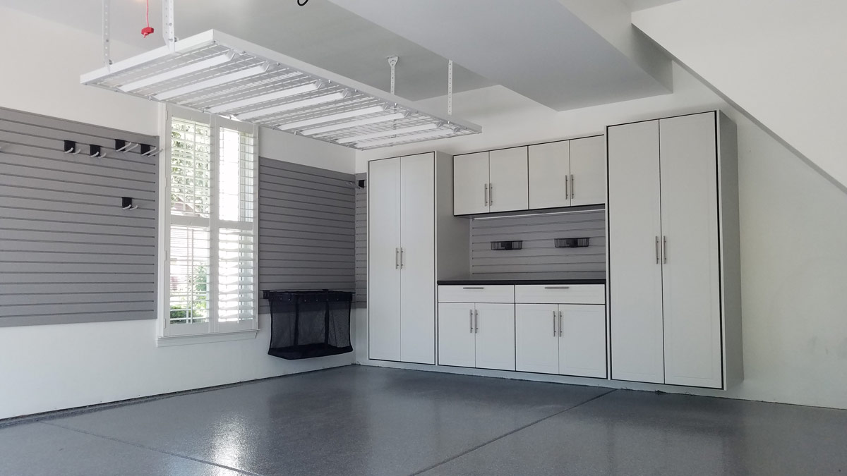 Overhead Garage Storage Racks Kansas City | Organization Systems Olathe