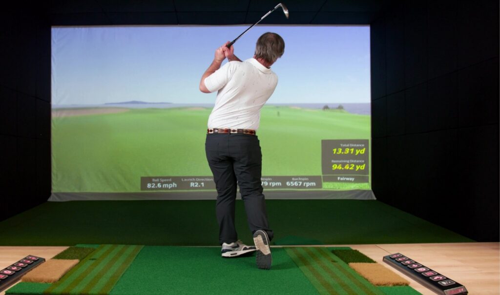 Folding Golf Simulator Installation in Overland Park