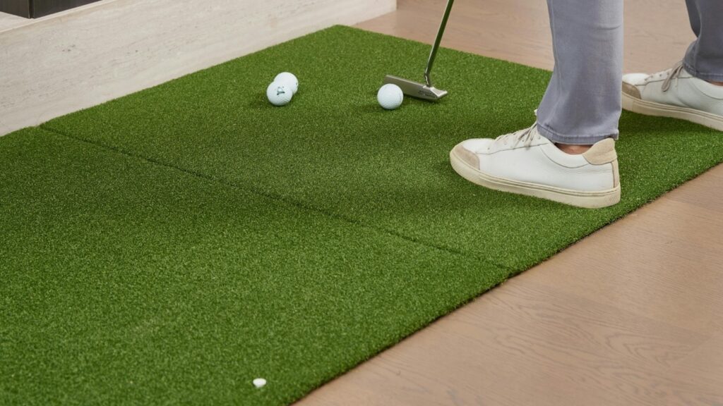 Indoor Golf Simulator Installation in Liberty